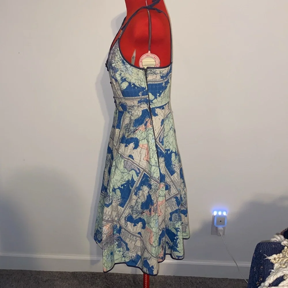 ModCloth Map Dress - Picture 4 of 6